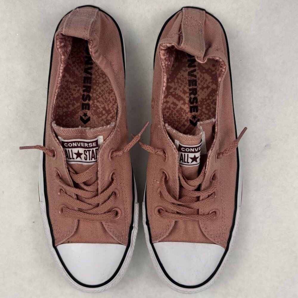 Converse All Star Chuck Taylor Womens 7-8 Mens 6 Low Top Sneakers Salmon Canvas - Picture 10 of 14